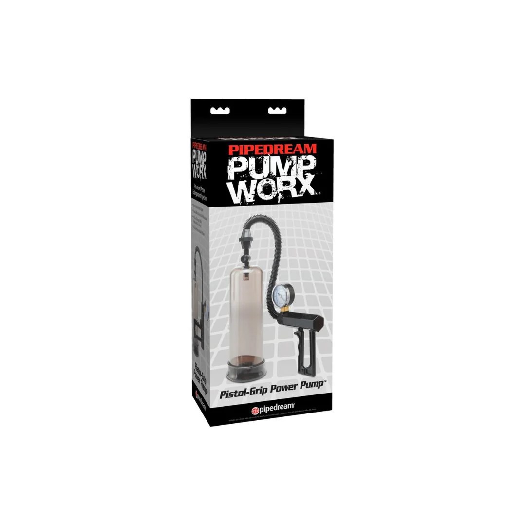 Penispumpe „Pistol-Grip Power Pump” mit Druckmesser