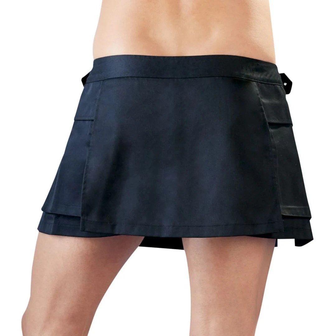Rock im Gladiator-Style mit seitlichen Schnallen und Taschen