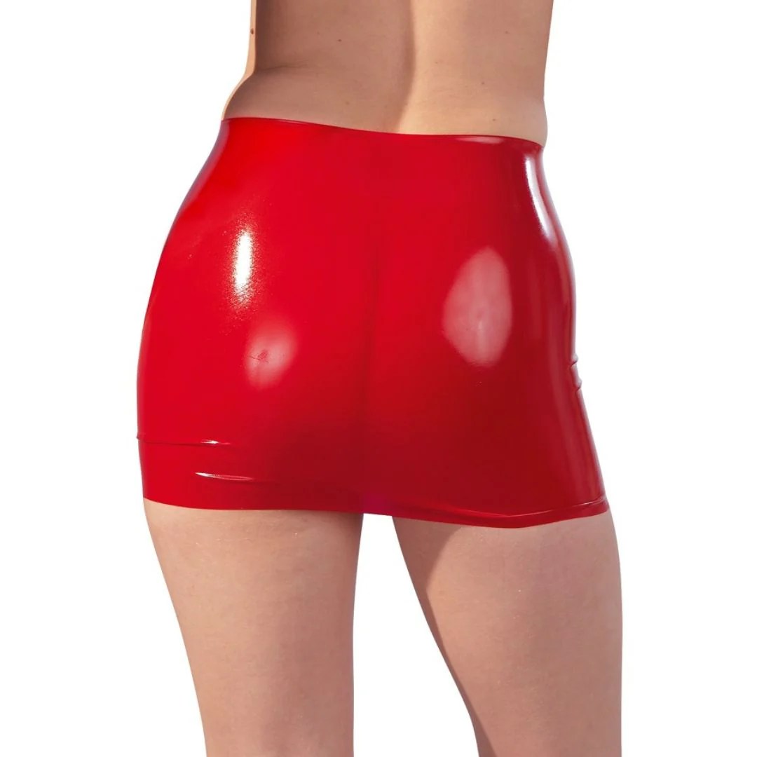Minirock aus Latex