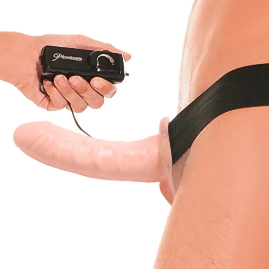 Umschnall-Vibrator „Vibrating Hollow Strap-On“