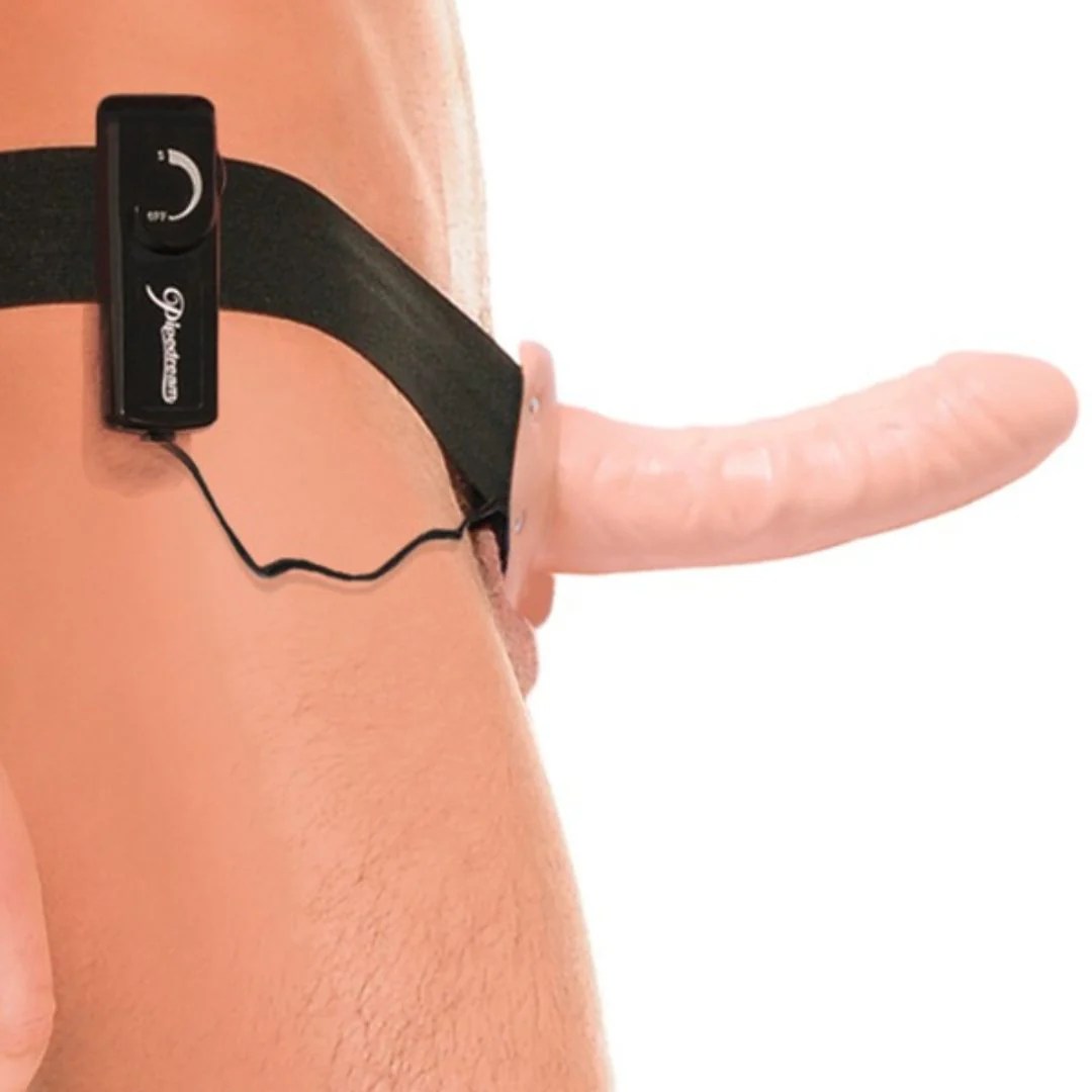 Umschnall-Vibrator „Vibrating Hollow Strap-On“
