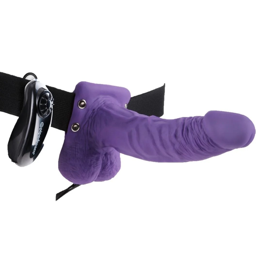 Naturvibrator „7" Vibrating Hollow Strap-on“