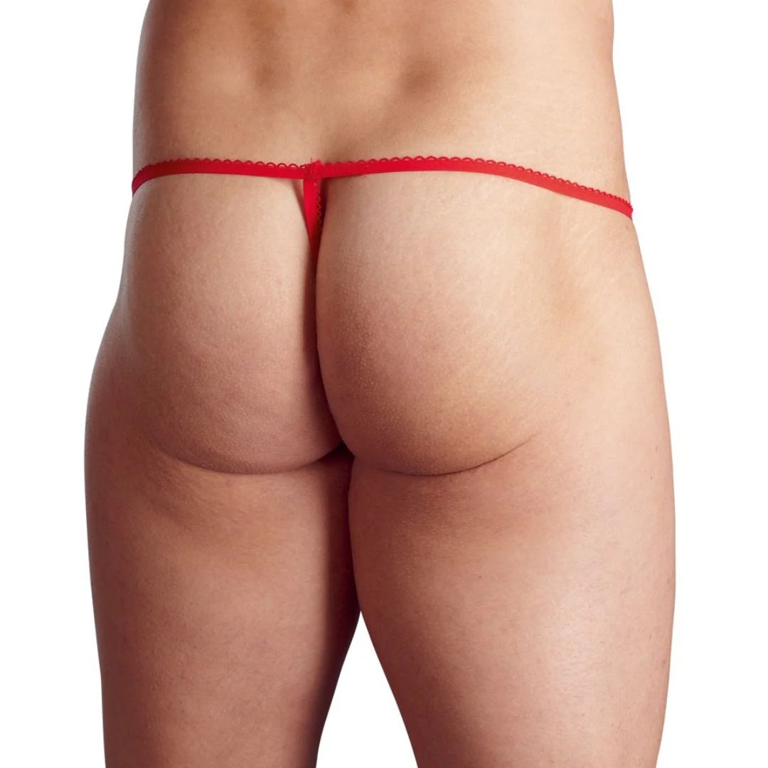 G-String „Geschenk“ aus Pannesamt