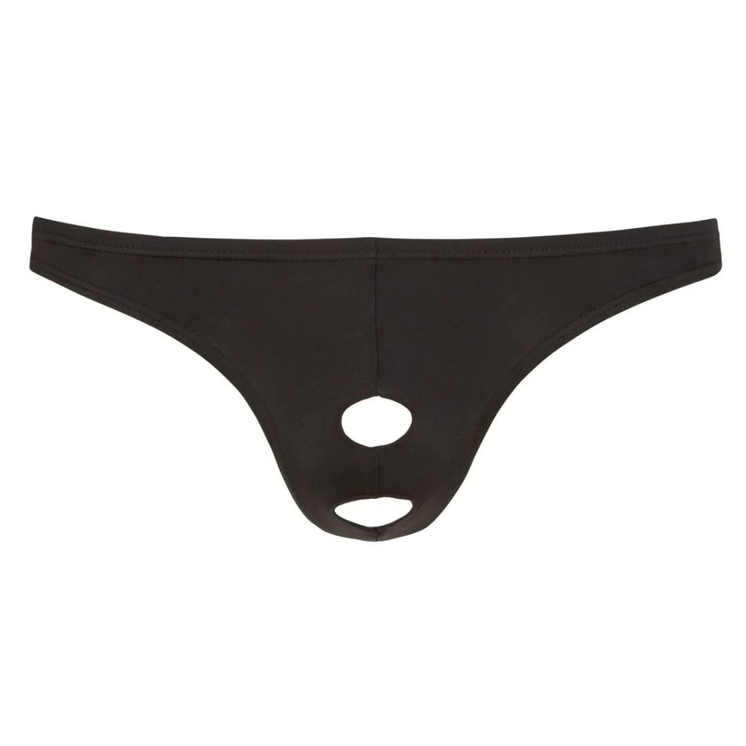 String mit Öffnungen für Penis und Hoden