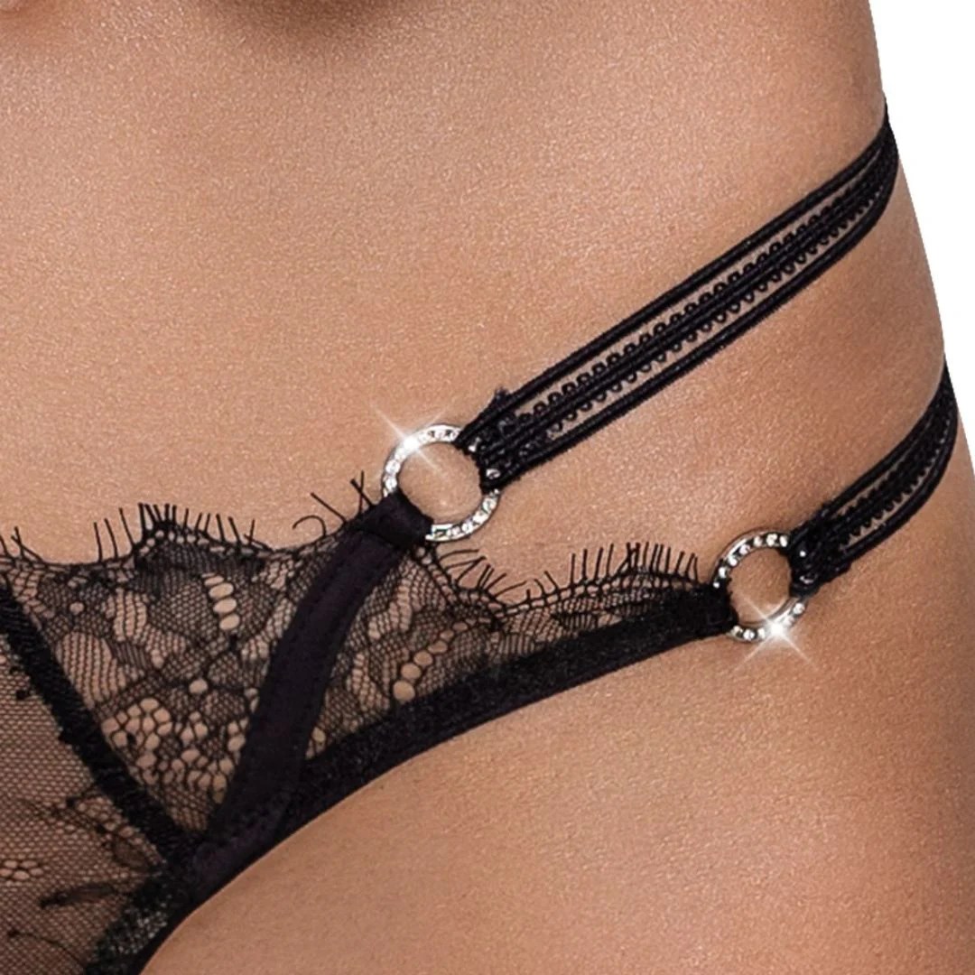 Riostring ouvert aus Eyelash-Spitze