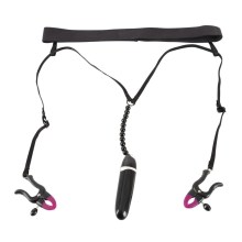 Vulvalippenspreizer "Spreader String" mit Vibrator Vulvalippenspreizer "Spreader String" mit Vibrator