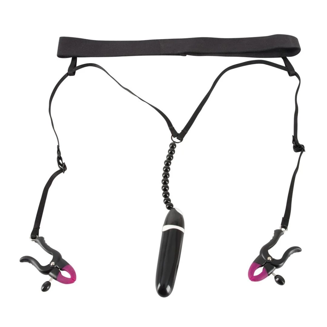 Vulvalippenspreizer "Spreader String" mit Vibrator
