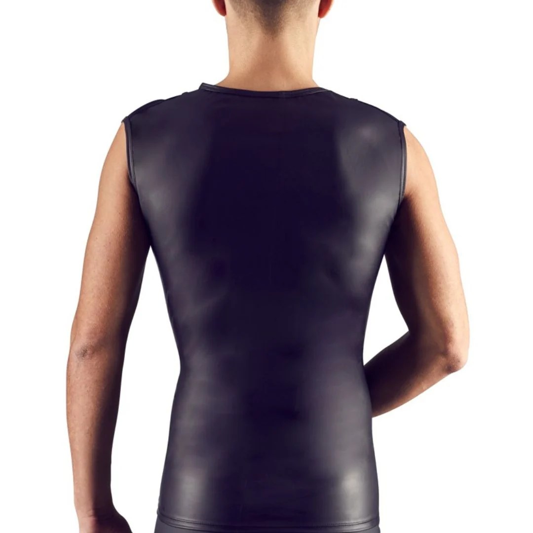 Transparentes Shirt mit Einsätzen aus Powernet