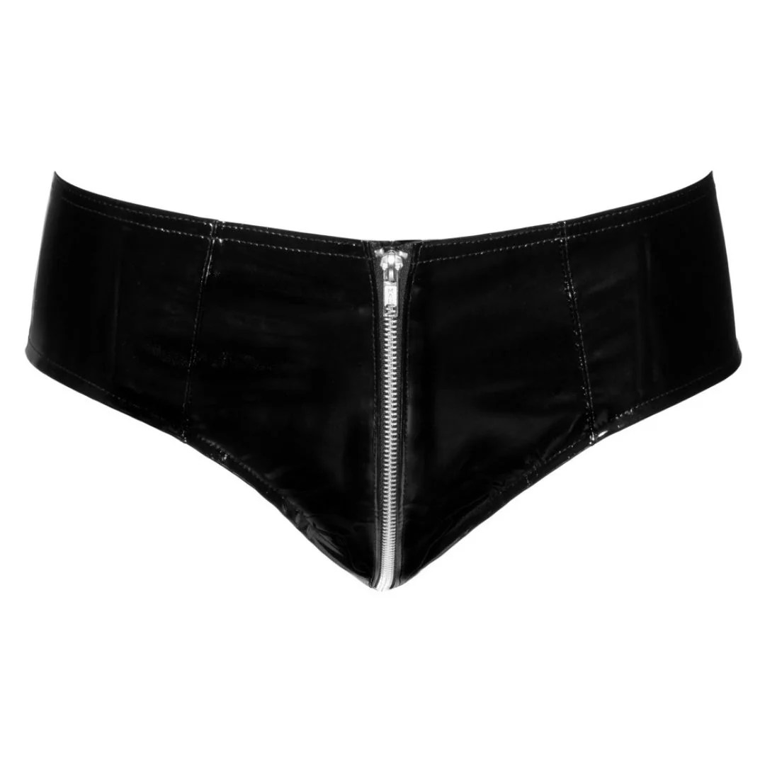 Slip Ouvert aus Lack im Panty-Style