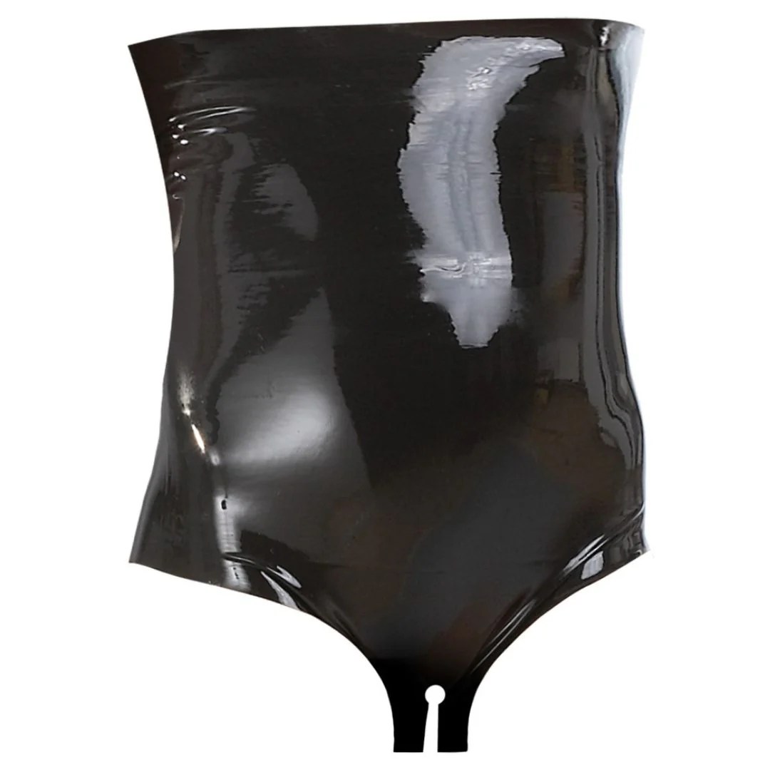 Slip Ouvert aus Latex, taillenhoch
