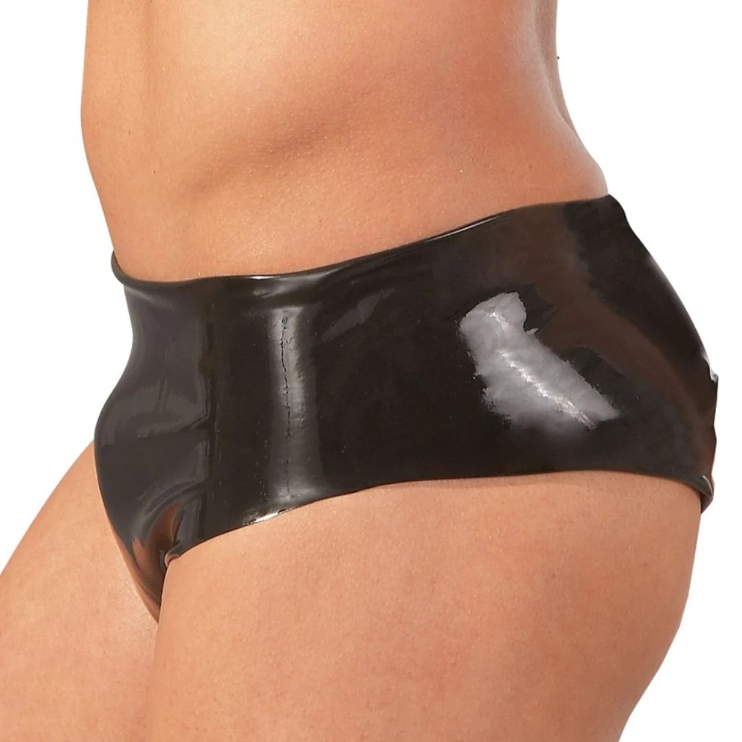 Latex-Slip mit Anal-Dildo