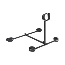 Bodenpranger mit Lederfesseln Bodenpranger mit Lederfesseln