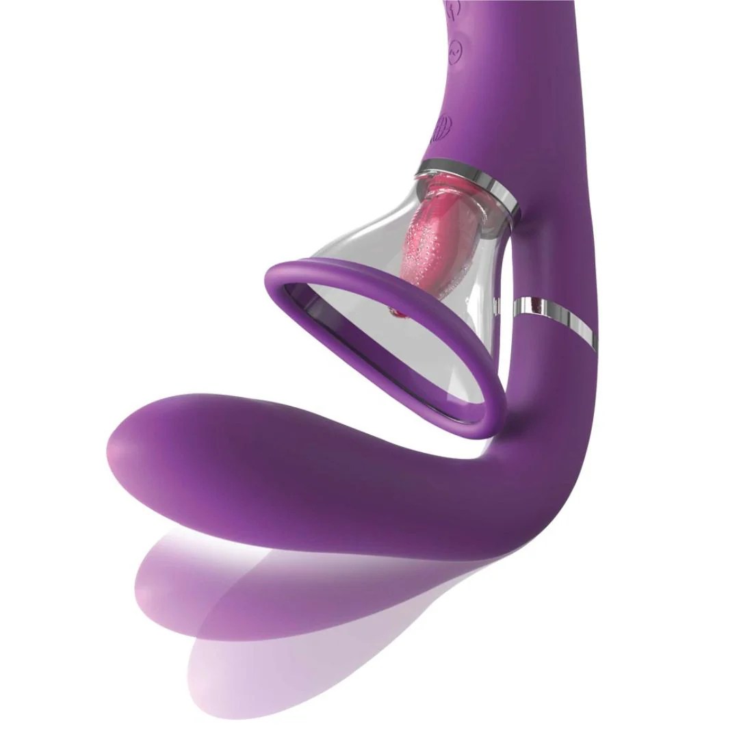 Vibrator „Her Ultimate Pleasure Pro“ mit 2 Klitoris-Saugschalen