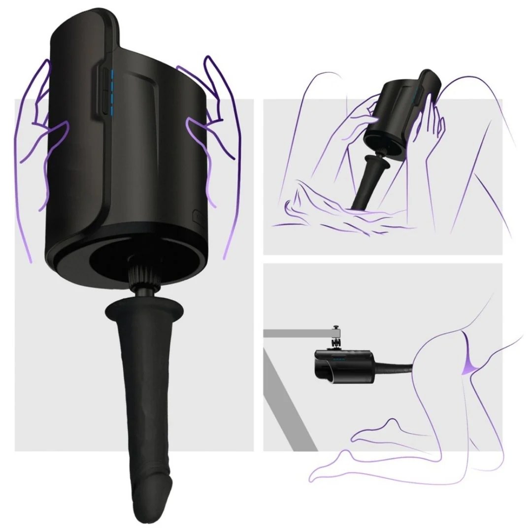 VAC-U-LOCK-Dildo für den Automatic Masturbator
