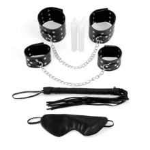 Fessel-Set "Chains of Love Bondage Kit" mit Peitsche, Augenbinde und Kerzen Fessel-Set "Chains of Love Bondage Kit" mit Peitsche, Augenbinde und Kerzen