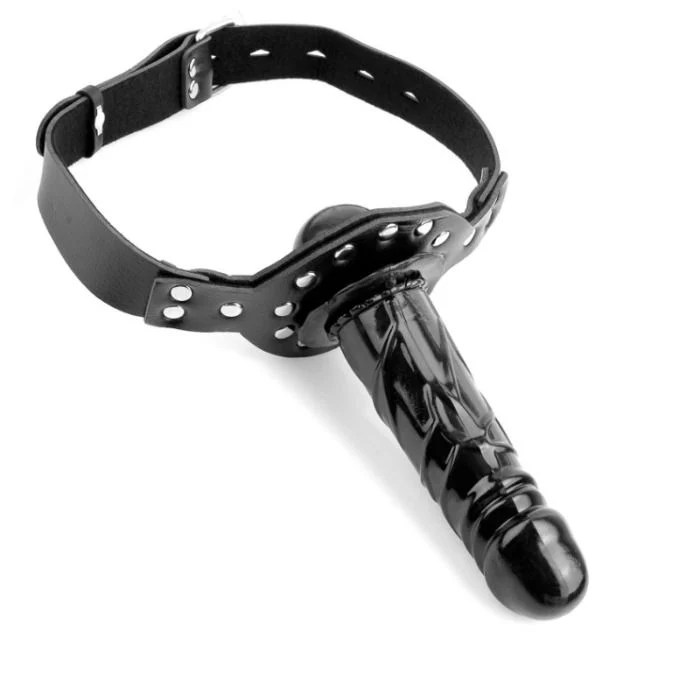 Munknebel "Deluxe Ball Gag"  mit 13cm Dildo