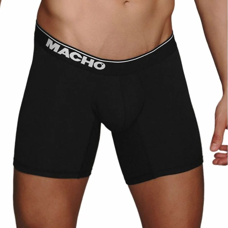 Langer Herren Boxer, schwarz