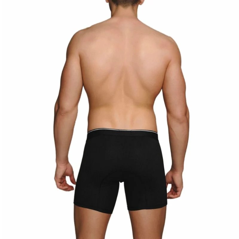 Langer Herren Boxer, schwarz