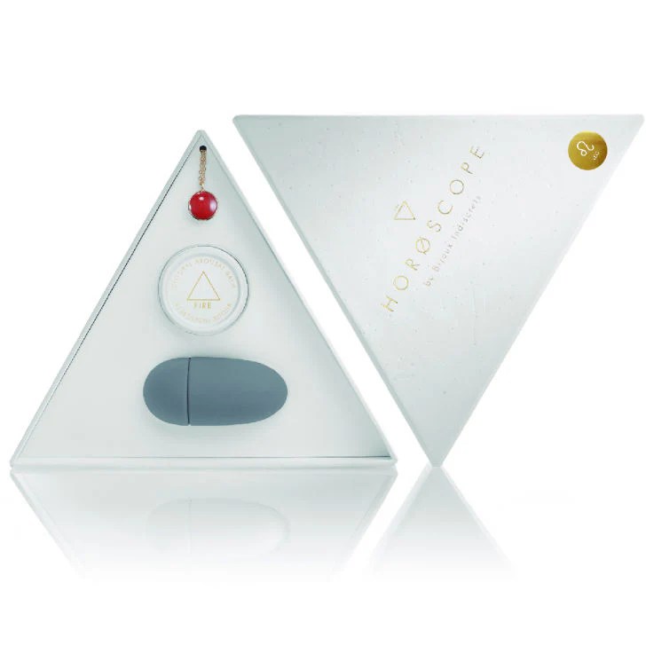 Horoskop Box mit Fingervibrator und Halskette