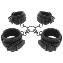 Fessel-Set "Ankle and Wrist Cuffs & Hogtie Set", 5-teilig Fessel-Set "Ankle and Wrist Cuffs & Hogtie Set", 5-teilig