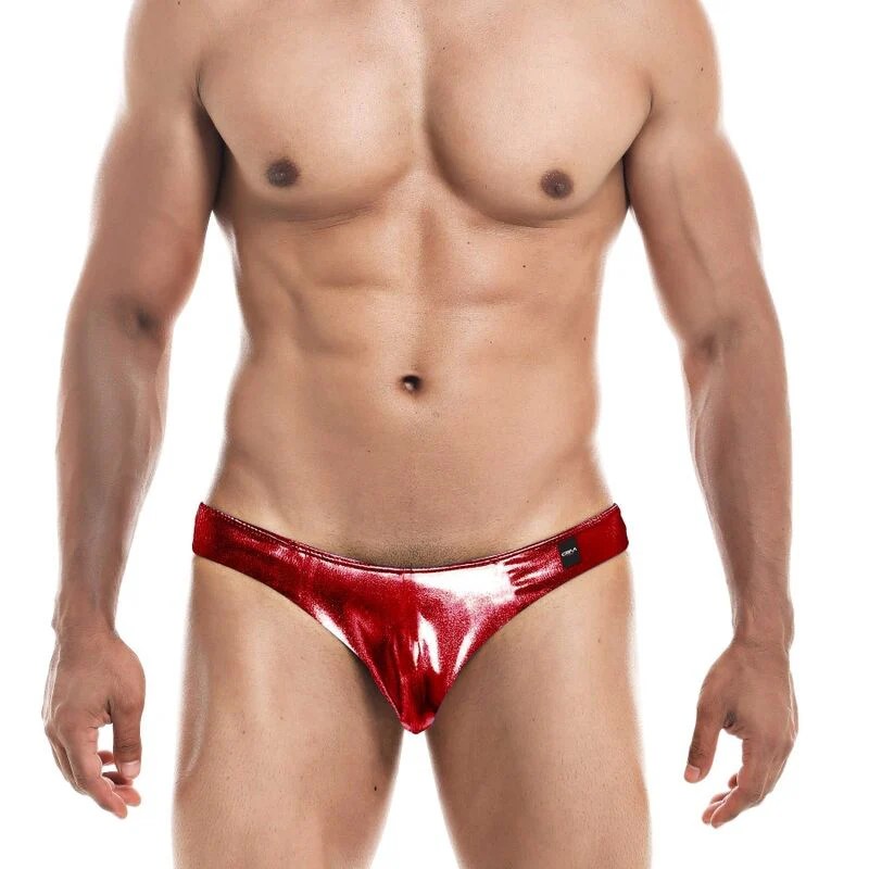 Glänzender Herren Low Rise Brief