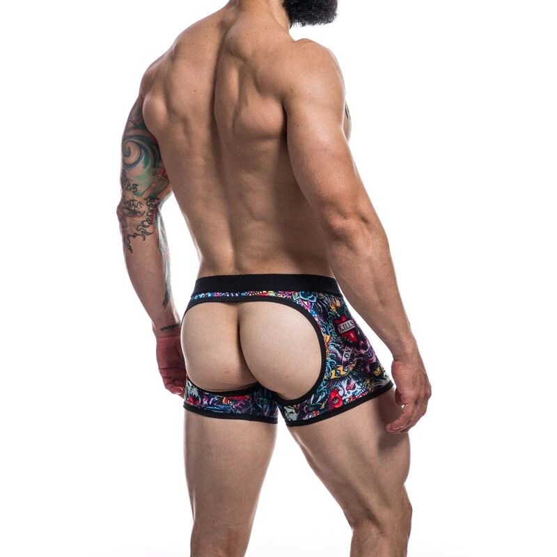 Herren Boxer Ouvert "Tattoo"