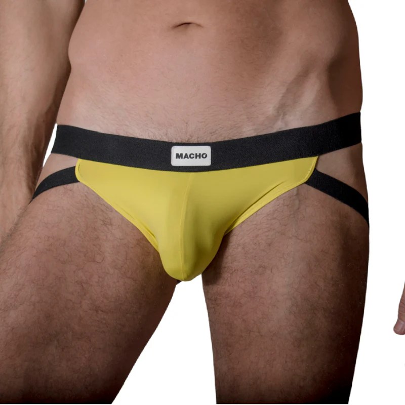 Herren Jockstrap gelb