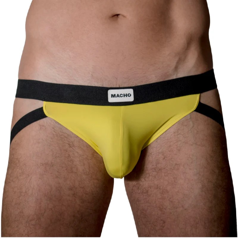 Herren Jockstrap gelb