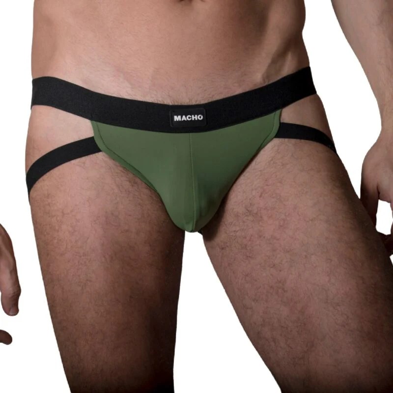 Herren Jockstrap - grün XL