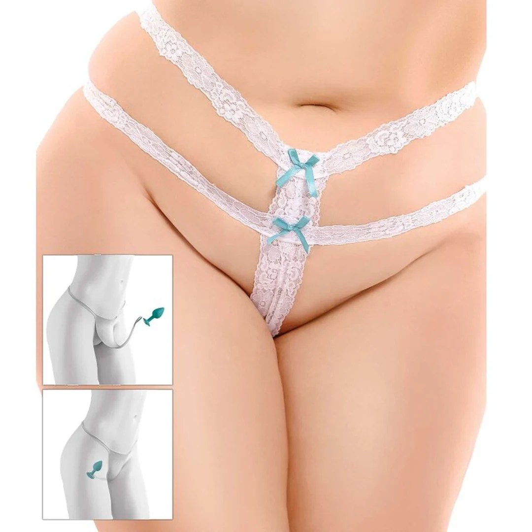 String mit Analplug