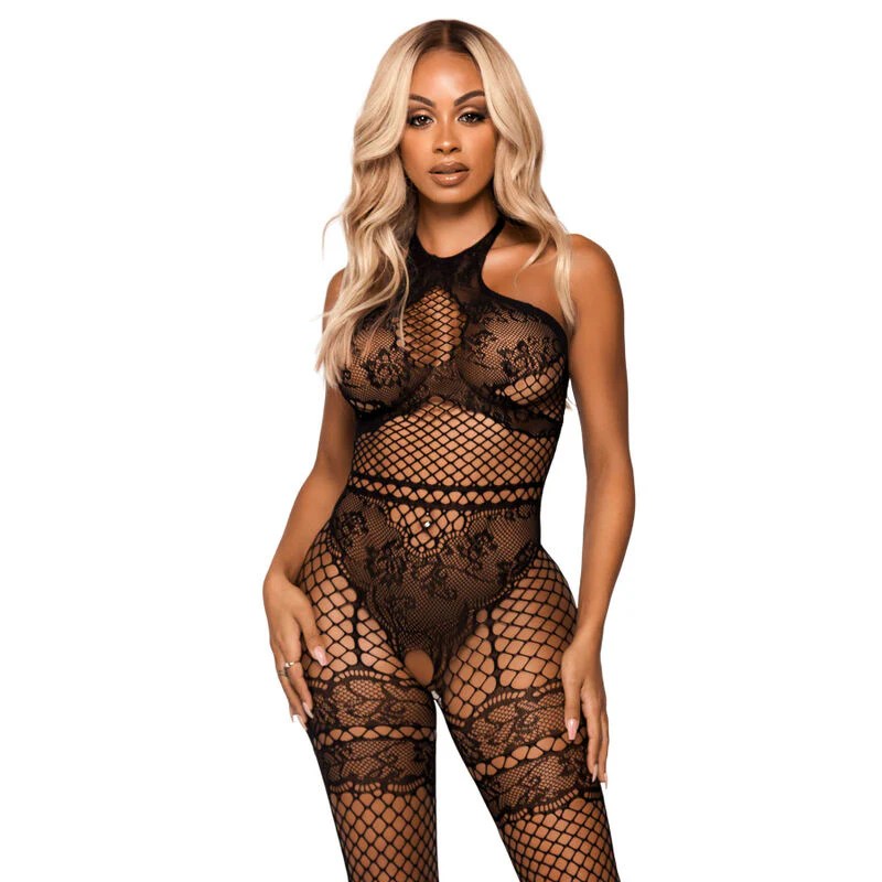 Bodystocking “Netzhalfter”
