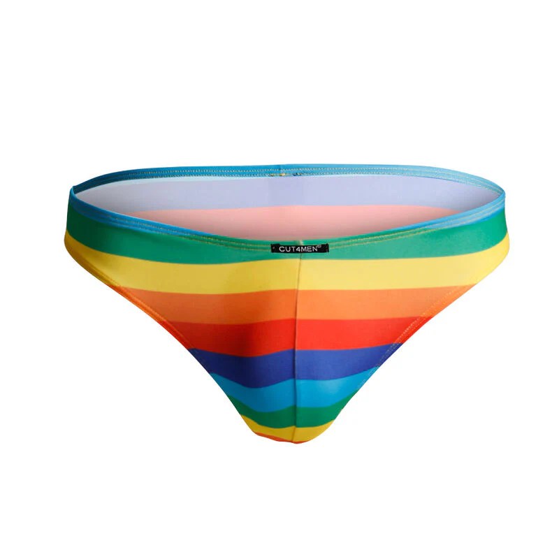 Herren Low Rise Brief “Rainbow”