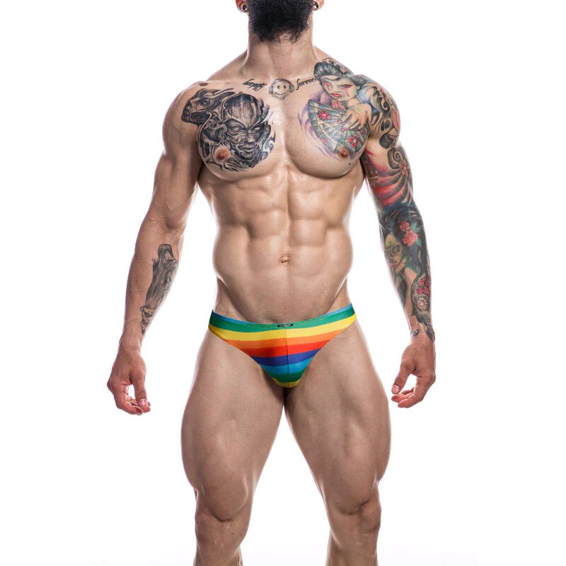 Herren Low Rise Brief “Rainbow”