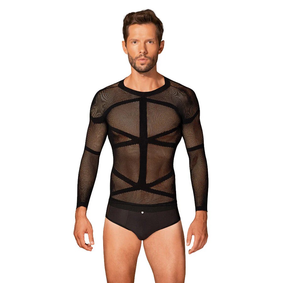 Langarm Shirt Herren