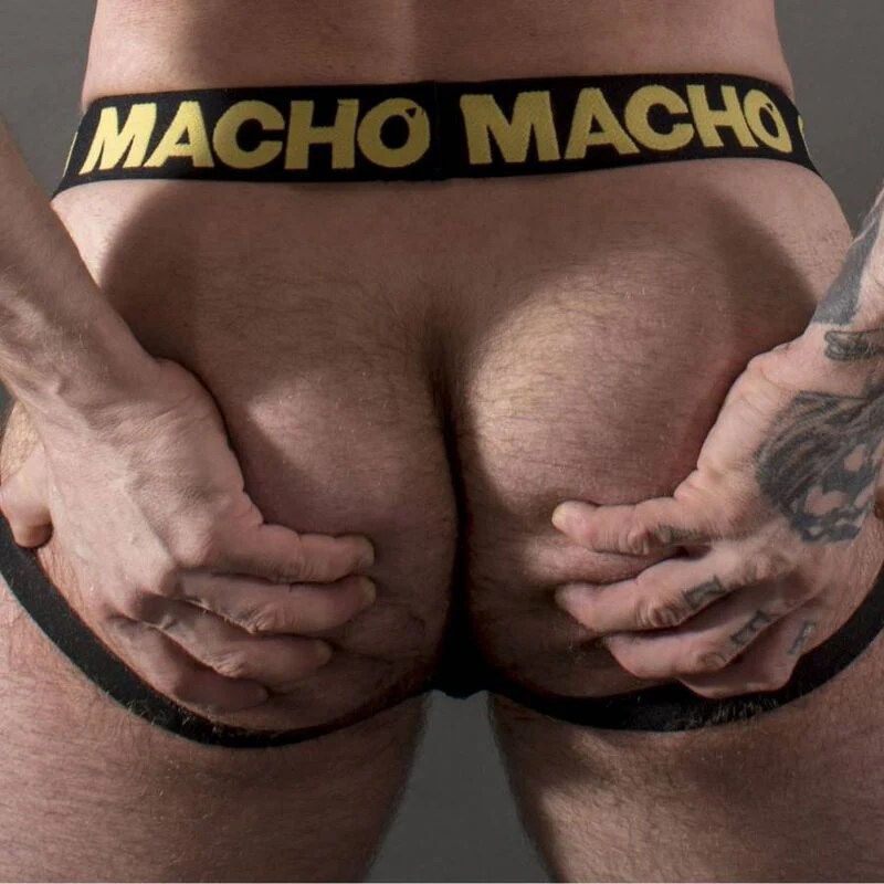 Jock mit Einsatz in Lederoptik