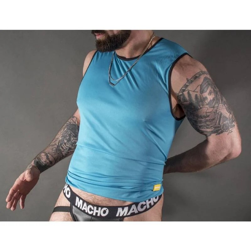 Shirt “Macho”, blau