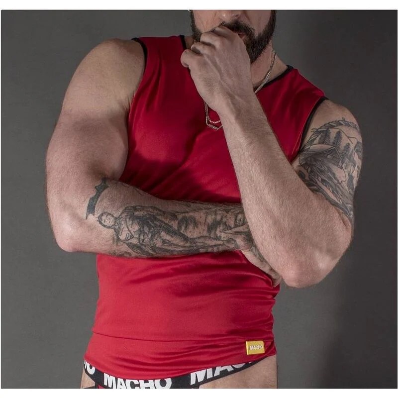 Shirt “Macho”, rot