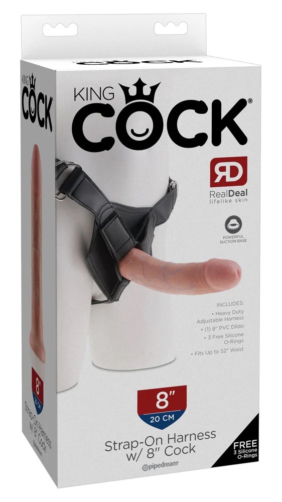 Strap-On Strap-on with 8 Inch