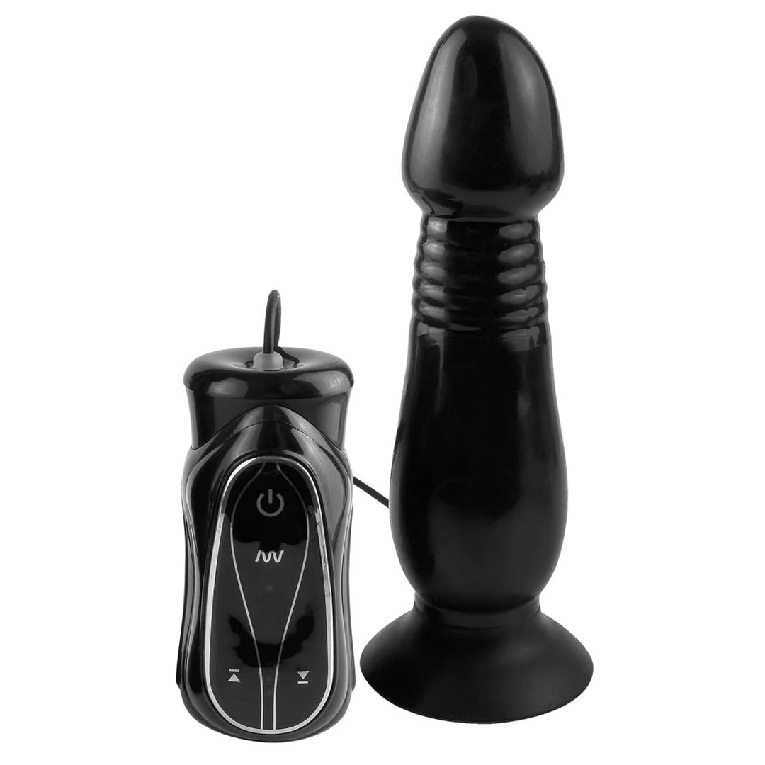 Analdildo „Vibrating thruster“ mit Vibration