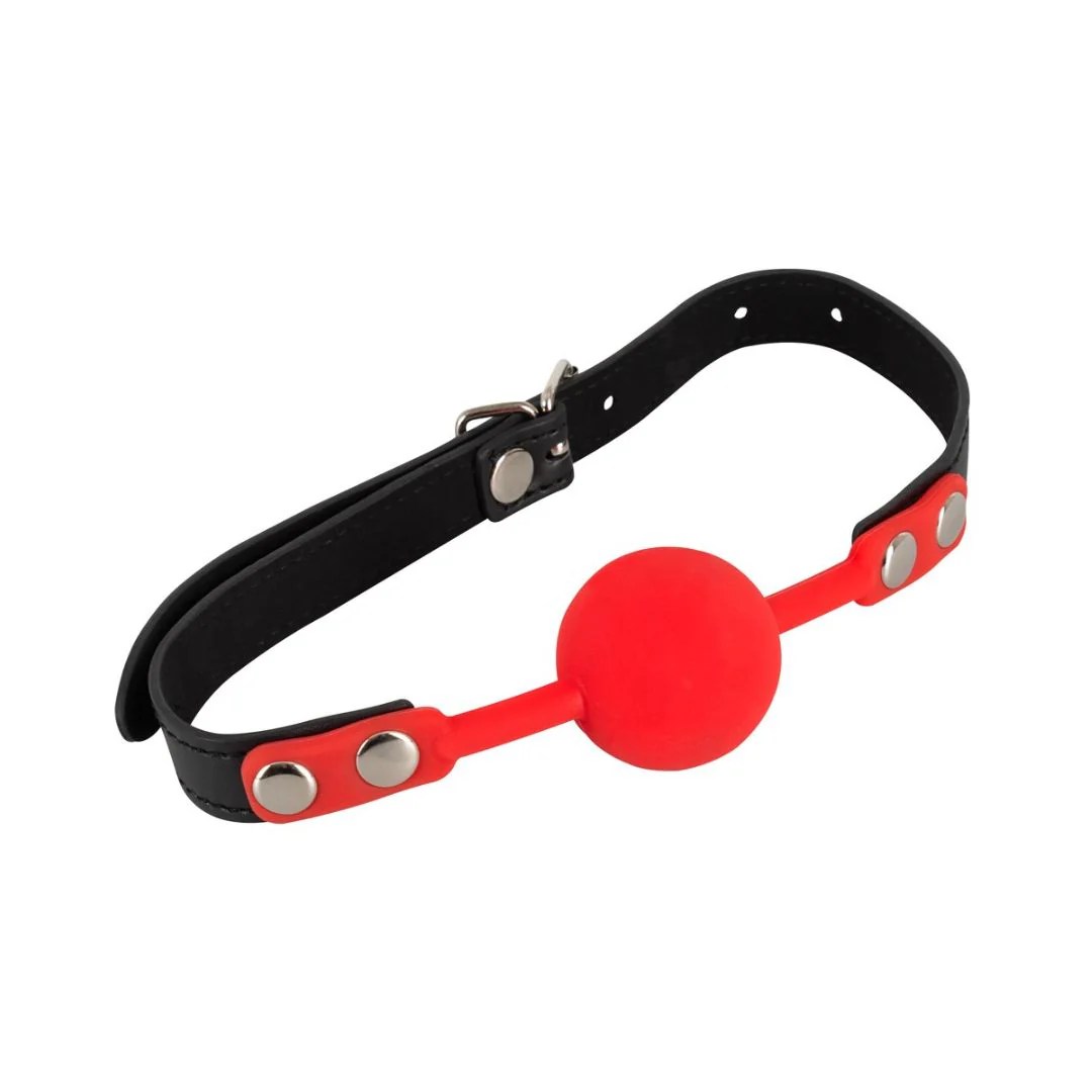 Roter Mundknebel aus Silikon