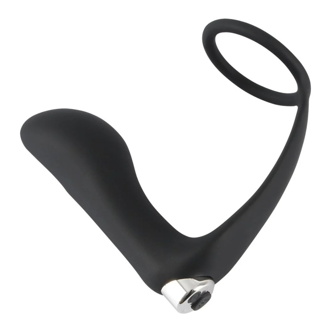 Penisring mit Vibro-Analplug