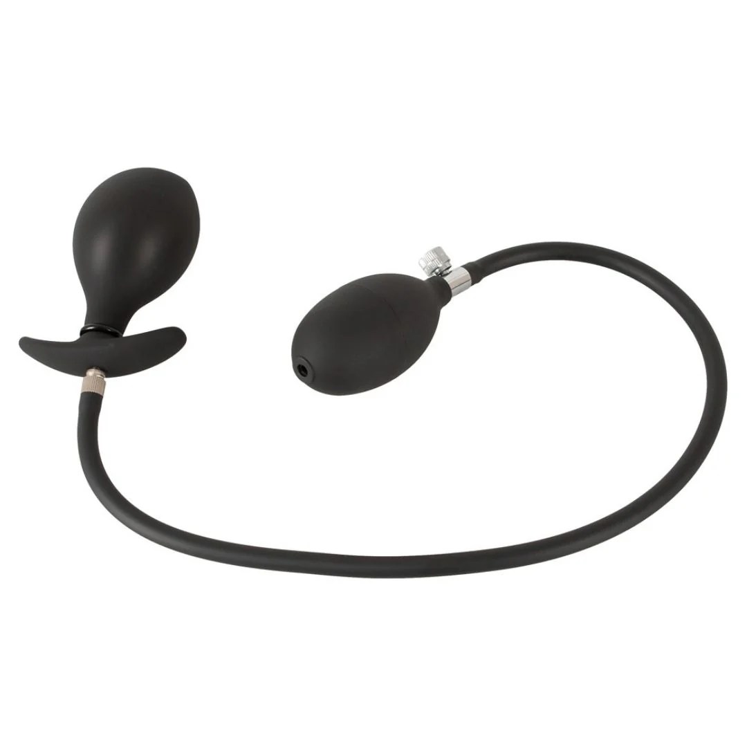 Aufblasbarer Analplug mit Schlauch