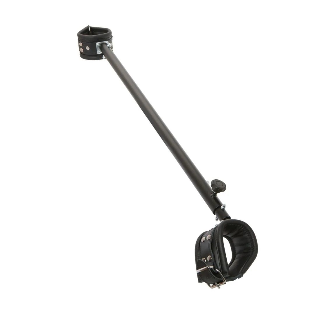 Spreizstange aus Metall mit Leder-Fesseln