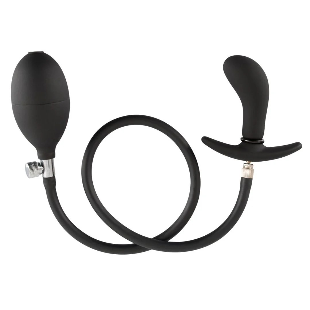 Aufblasbarer Analplug mit Schlauch