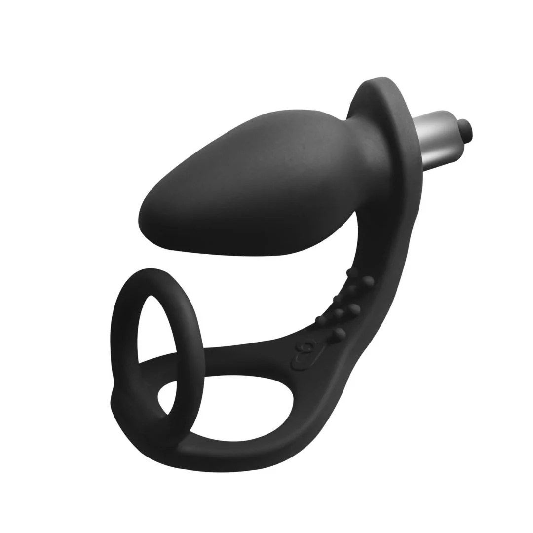 Penisring „RO-ZEN“ mit Vibro-Analplug