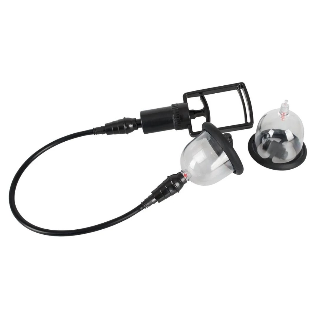 Nippelsauger mit Vibration und Handpumpe