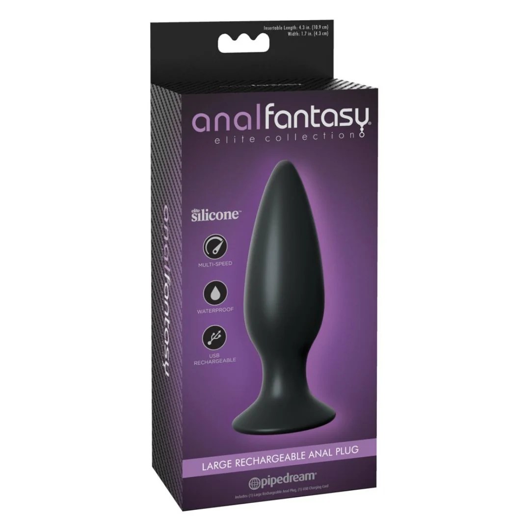 Langer Anal-Vibro-Plug für Fortgeschrittene