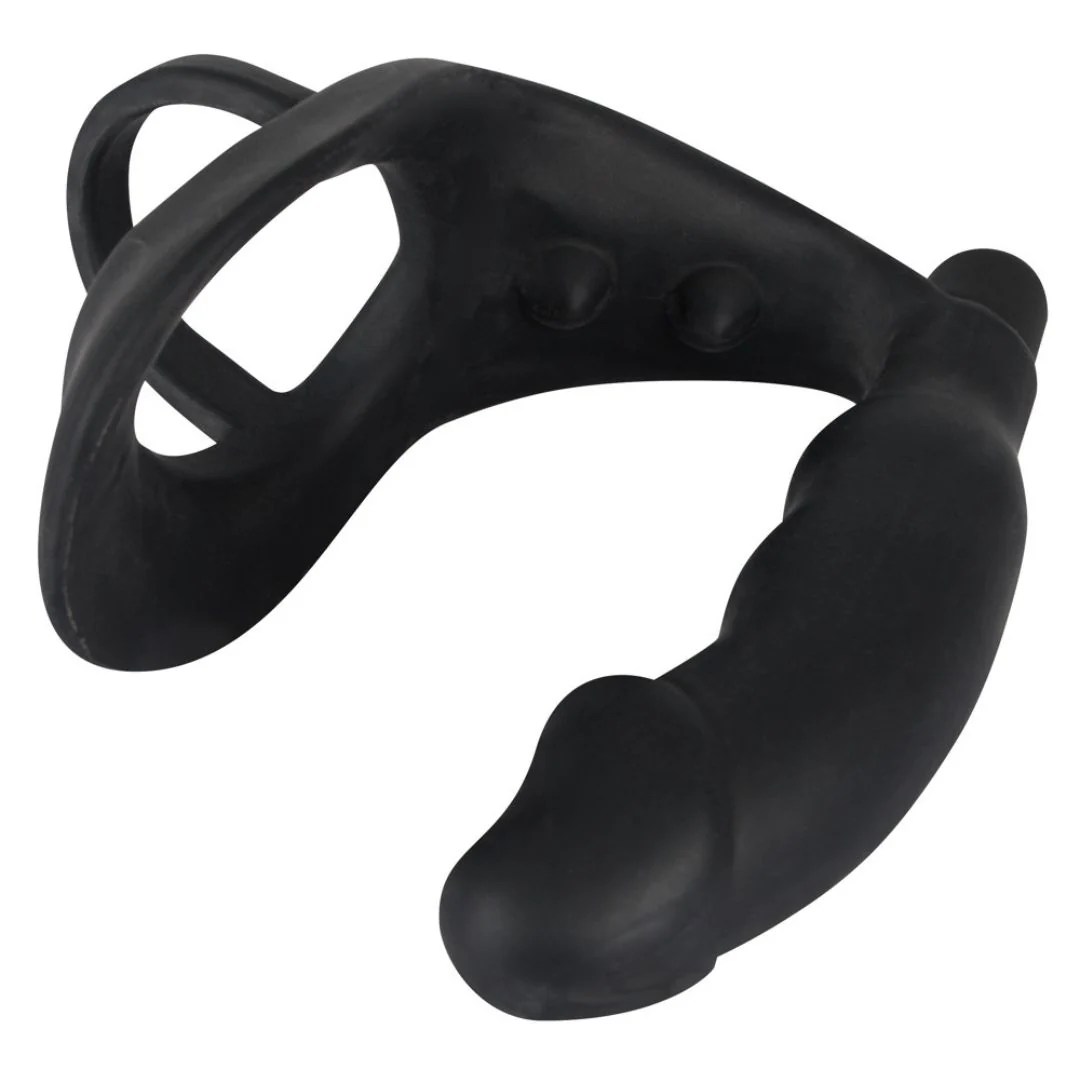 Penis-/Hodenring „Ring & Vibro Plug“ mit Vibro-Analplug