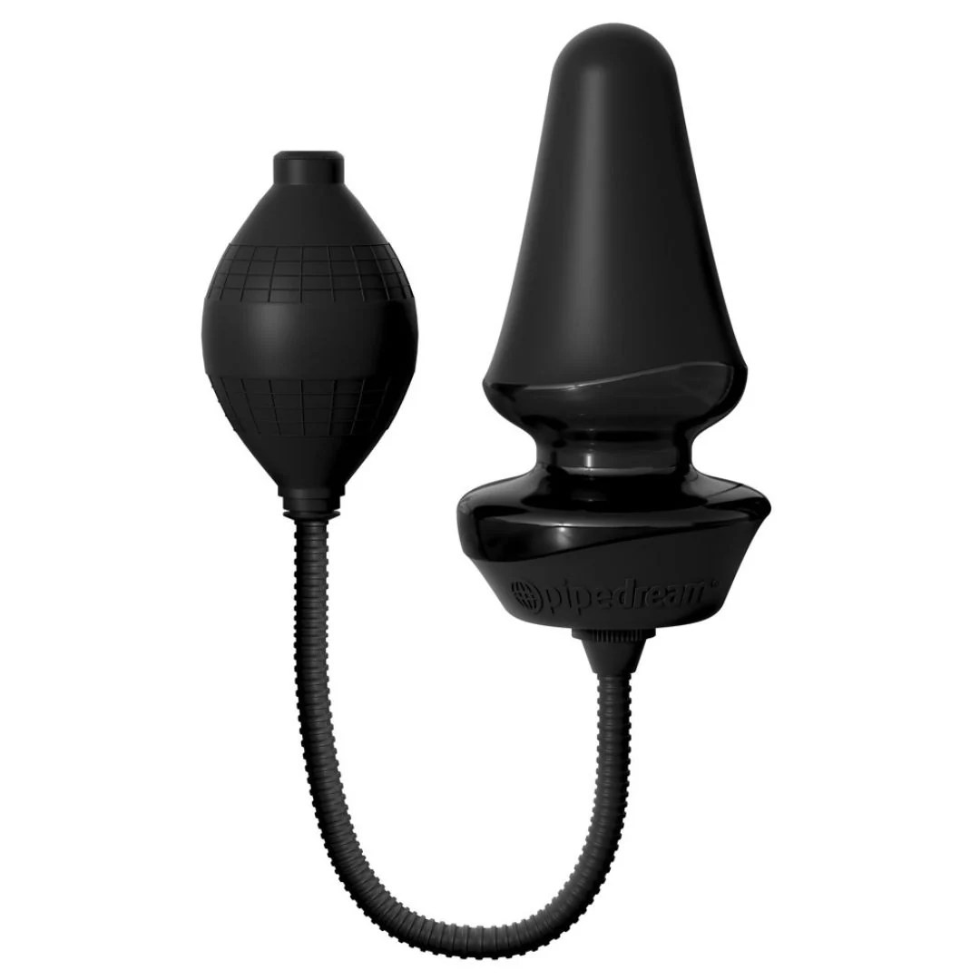 Aufblasbarer Analplug mit abnehmbarem Schlauch