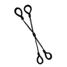 Fesselkreuz aus Baumwollseil mit Schlaufen für Hände und Füße Fesselkreuz aus Baumwollseil mit Schlaufen für Hände und Füße